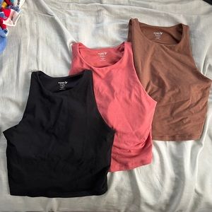 OLD NAVY POWERCHILL LONGLINE SPORTS BRA TANK